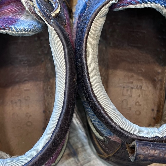 9.5 Flannel Sperry Chukka Boots - Picture 4 of 6